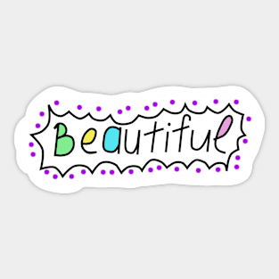 Beautiful Sticker